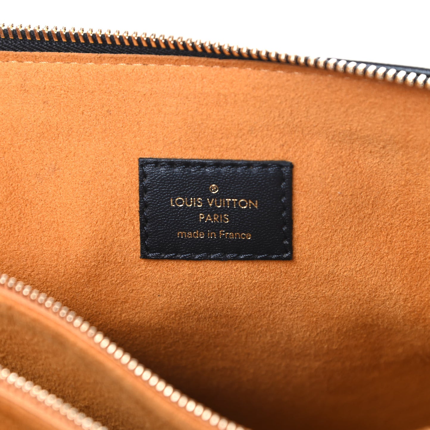 Lambskin Embossed Monogram Coussin MM Black