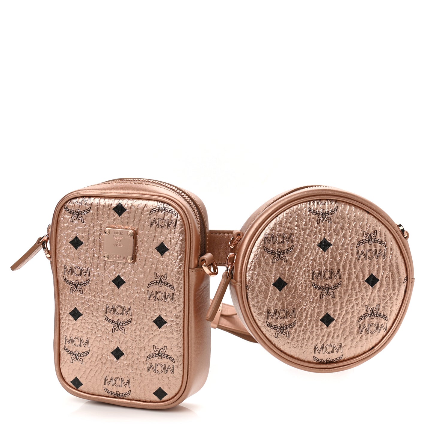 Metallic Visetos Stark Original Belt Bag Champagne Gold