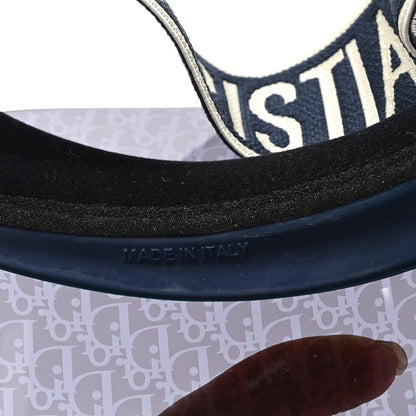 Christian Dior Oblique DiorClub V1U Sun Visor Blue 8 of 8