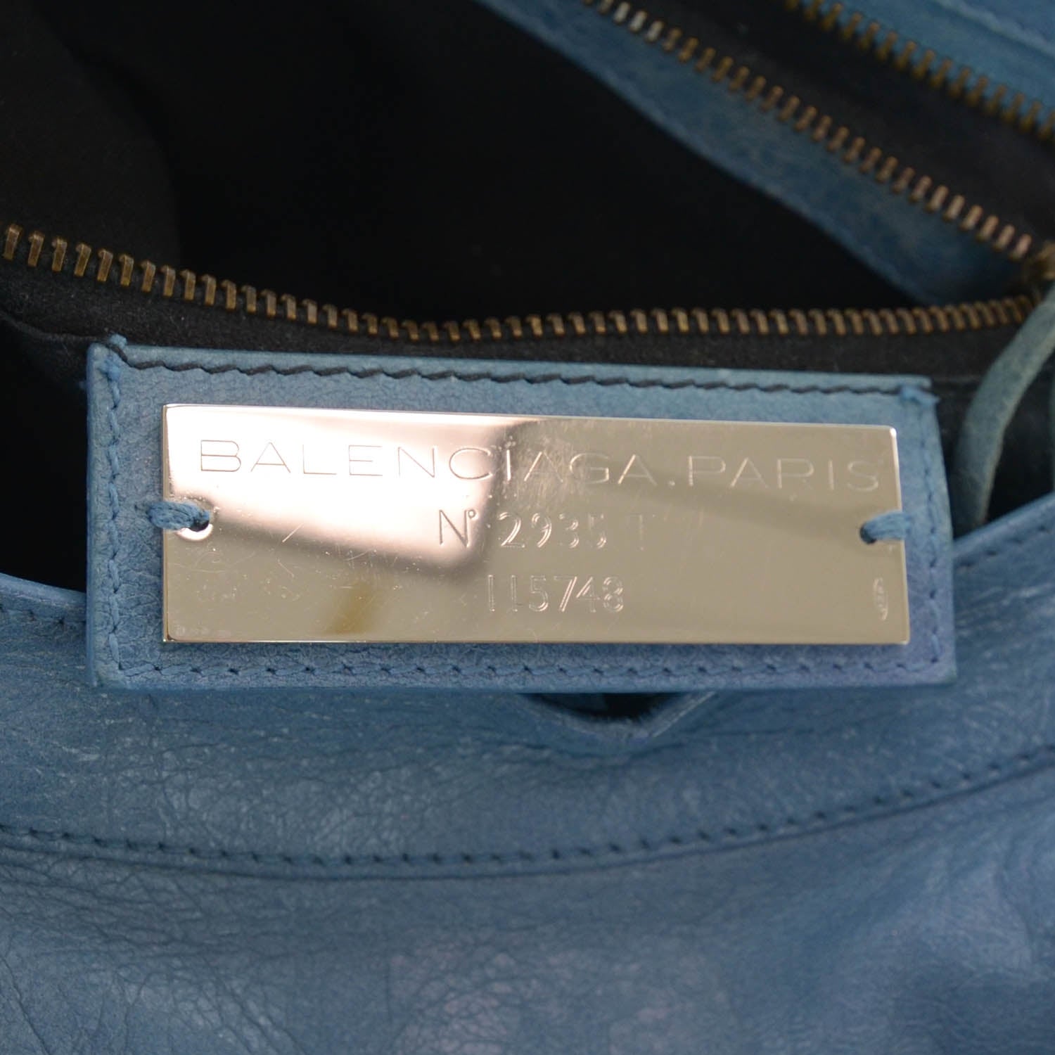 Balenciaga Agneau City Bleu 5 of 20