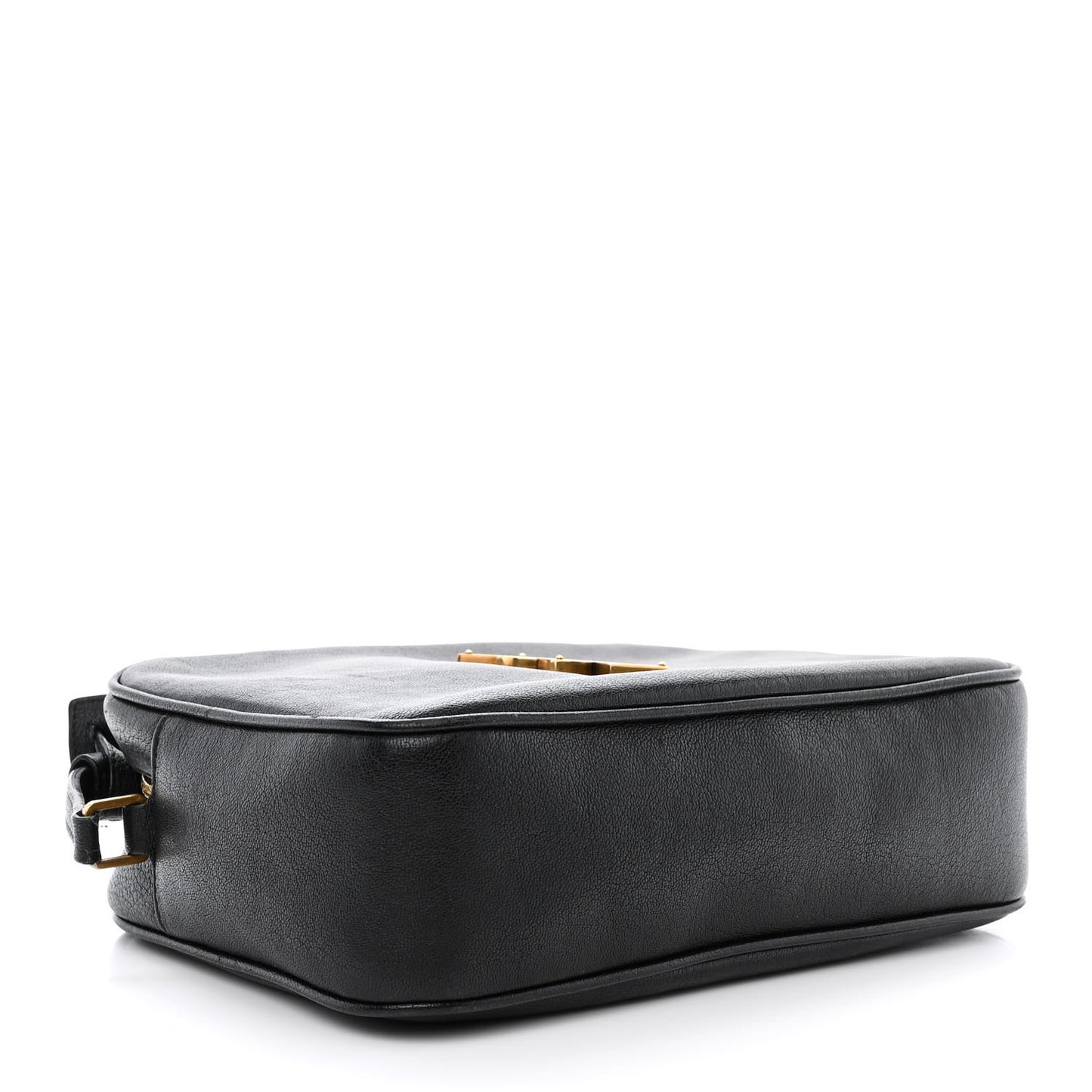 Lambskin Monogram Small Lou Camera Bag Black
