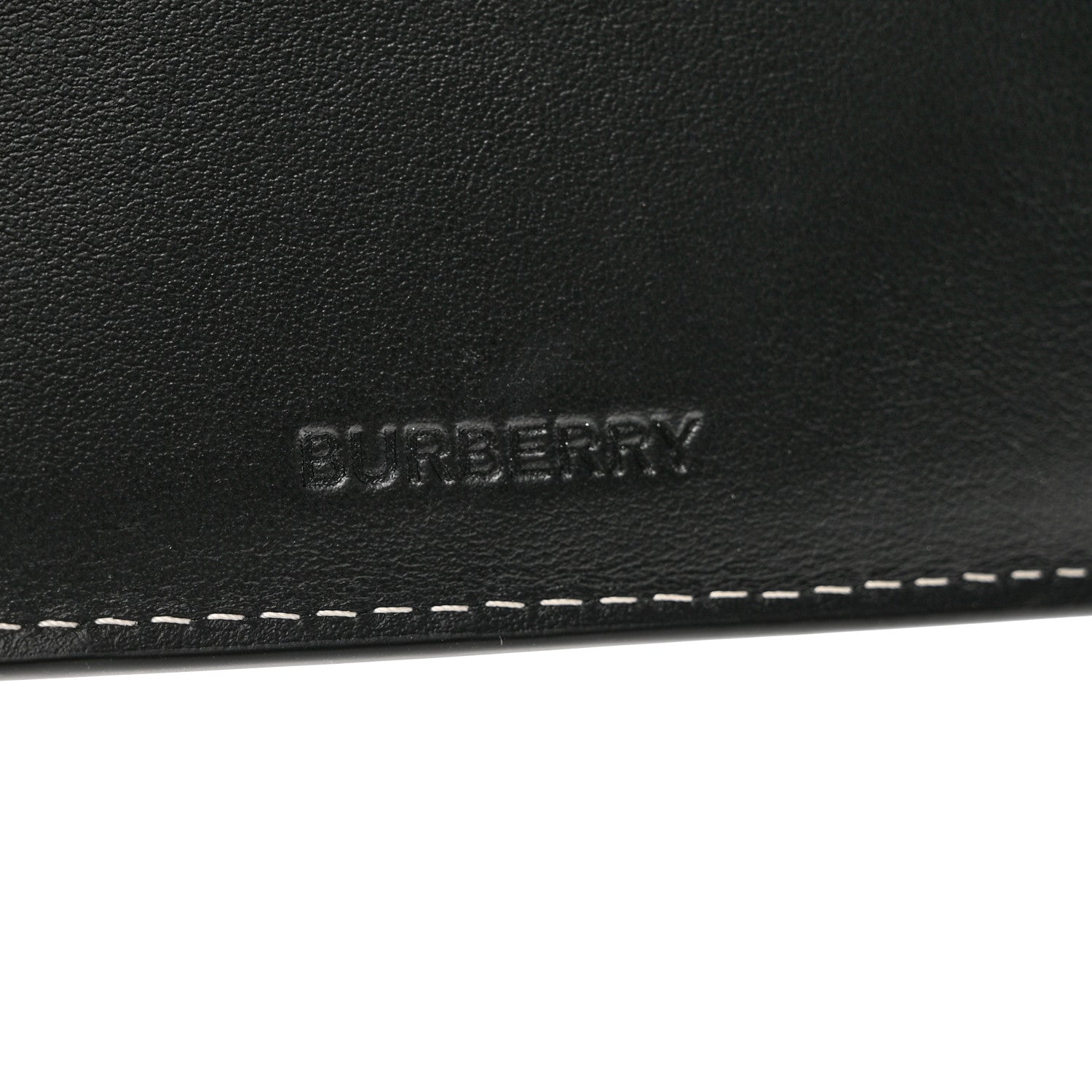 Burberry Charcoal Check Calfskin Bi-Fold Wallet Dark Birch Brown 6 of 7