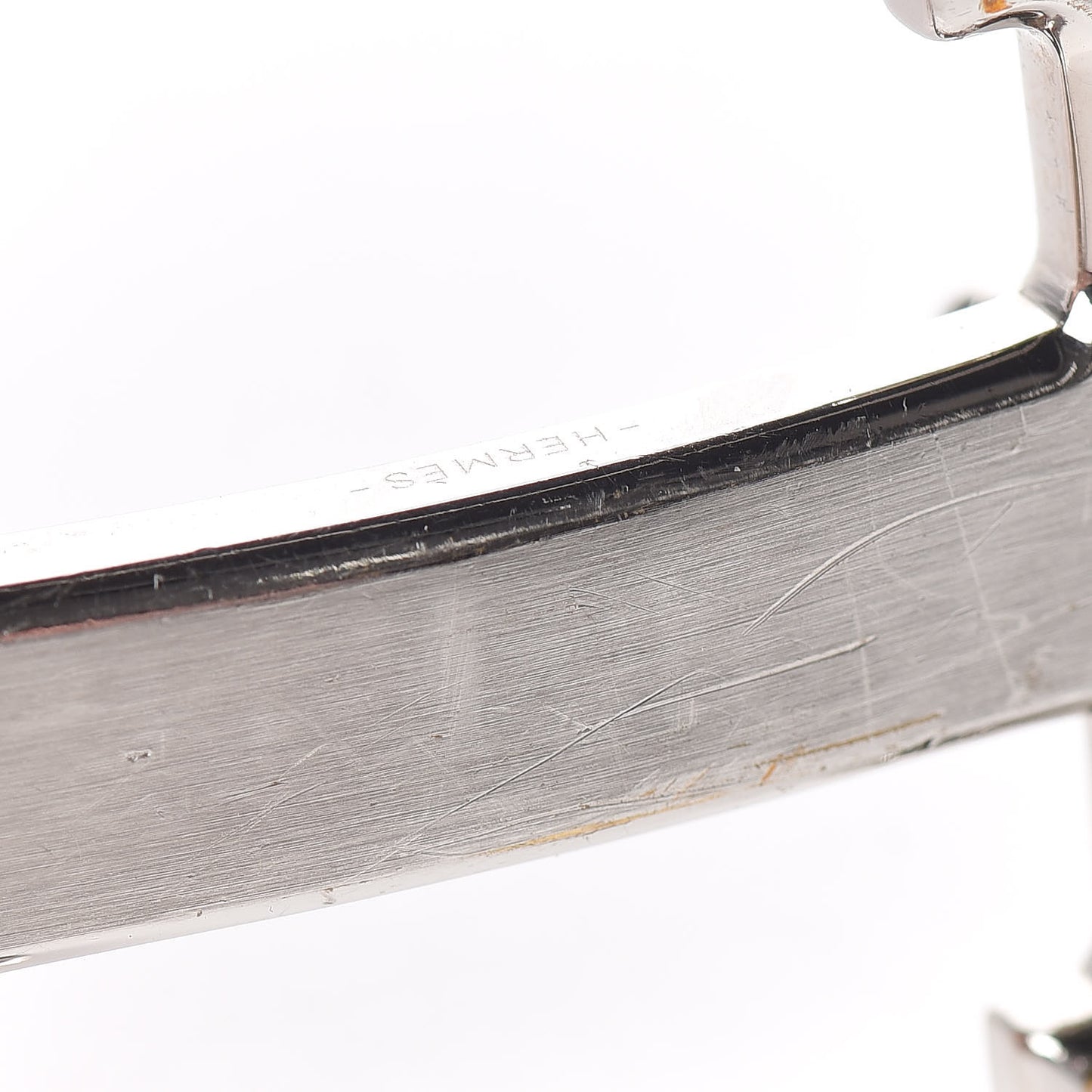 Brushed Palladium 32mm H Belt Buckle