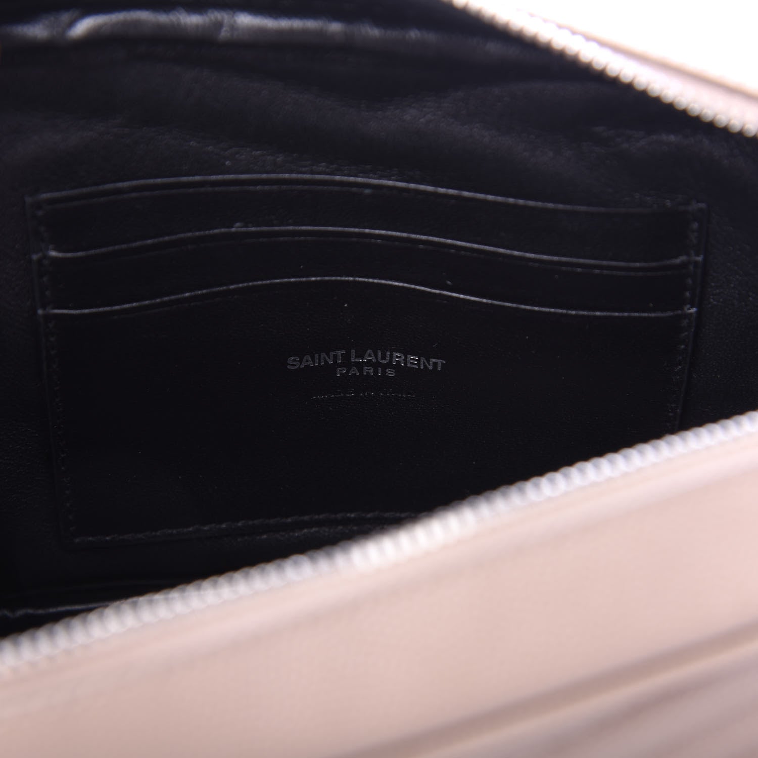 Saint Laurent Grain De Poudre Matelasse Monogram Mini Lou Camera Bag Pale Blush 8 of 9