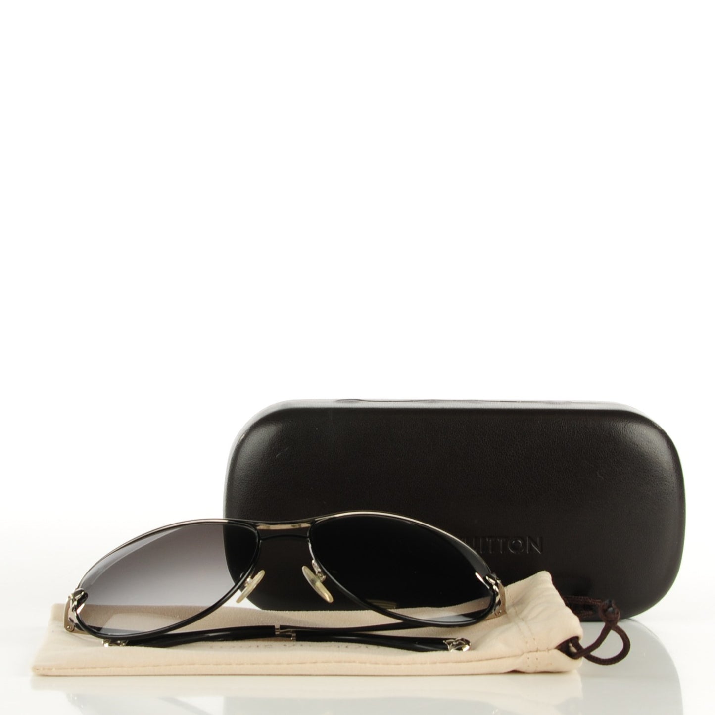 LOUIS VUITTON Viola Pilote Aviator Sunglasses Z0379U