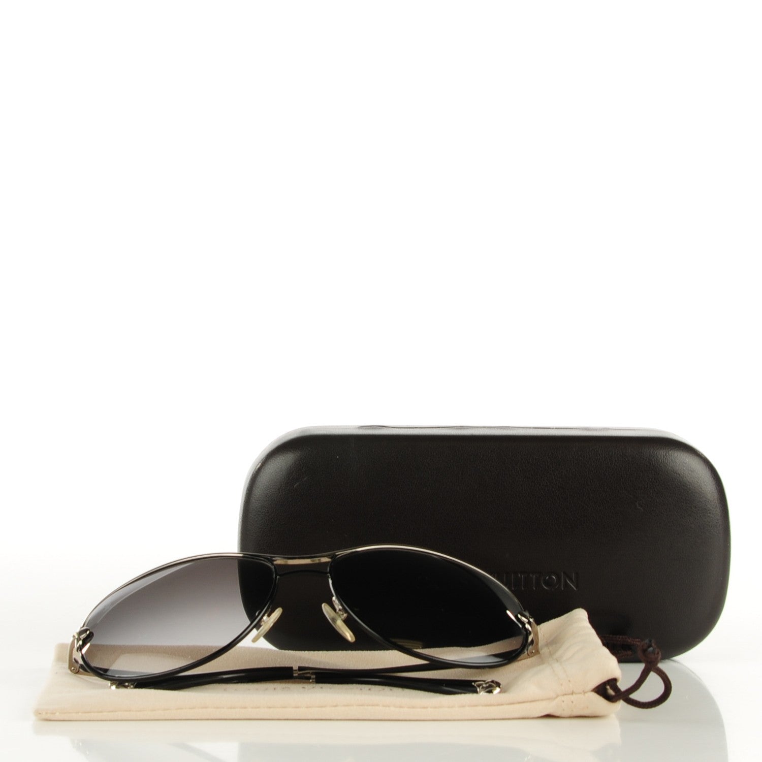 Louis Vuitton LOUIS VUITTON Viola Pilote Aviator Sunglasses Z0379U 2 of 8