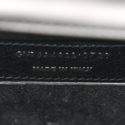 Saint Laurent Smooth Calfskin Mini Classic Monogram Kaia Belt Black 7 of 14