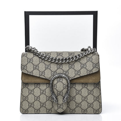 Gucci GG Supreme Monogram Mini Dionysus Shoulder Bag Taupe 13 of 13