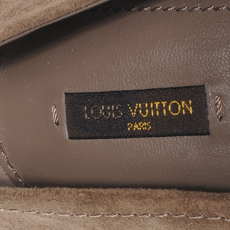Louis Vuitton Suede Debbie Ballet Flats 37.5 Brown 7 of 7
