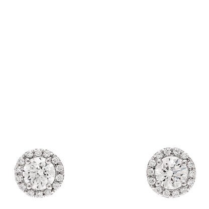 Tiffany Platinum Diamond .84ctw Soleste Earrings 1 of 6