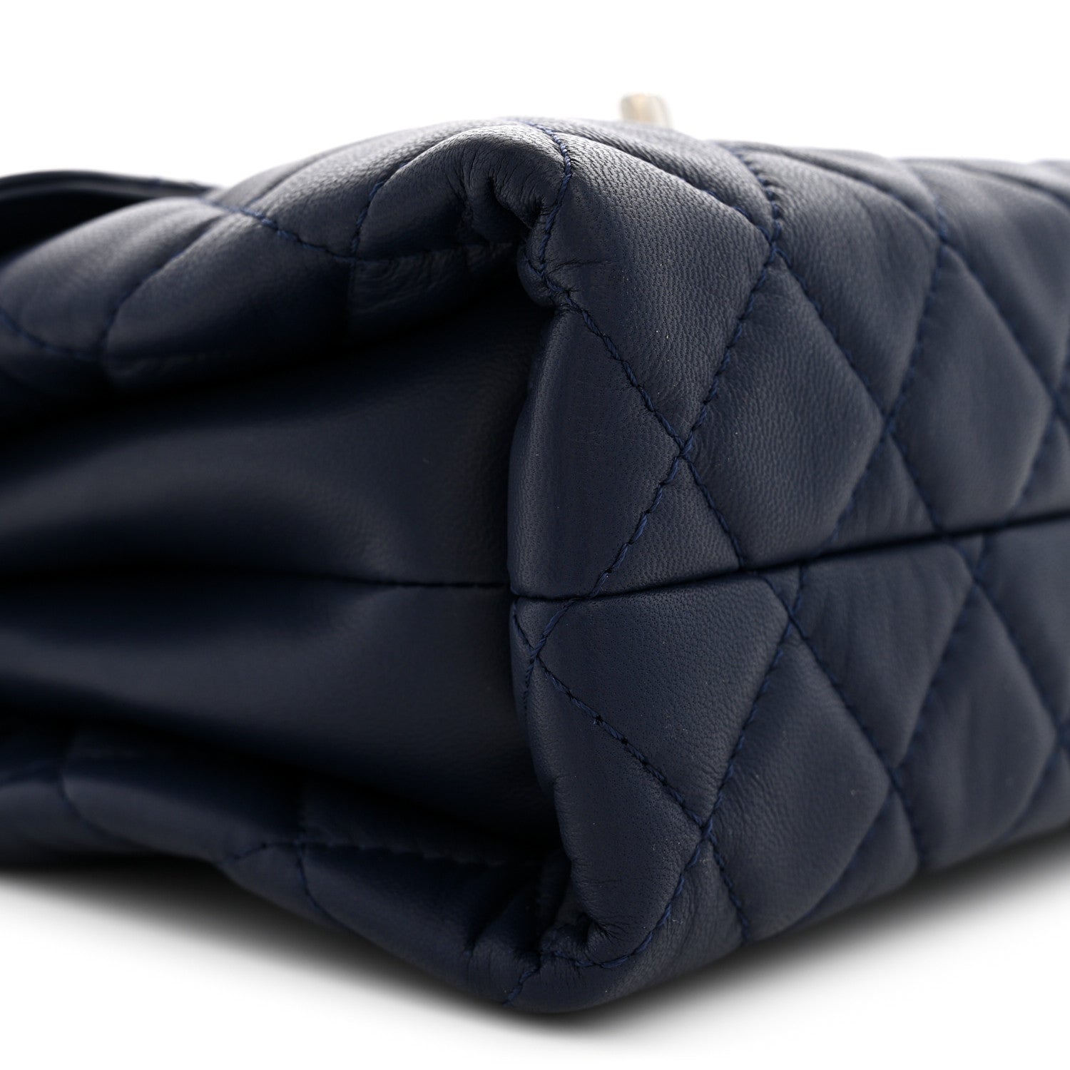 Chanel Lambskin Quilted By 4 Flap Navy 9 of 11