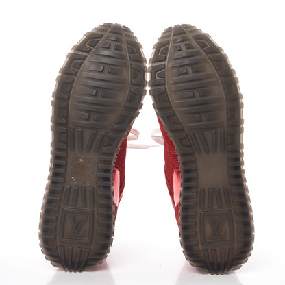Louis Vuitton Suede Calfskin Run Away Sneakers 37.5 Rouge 13 of 16