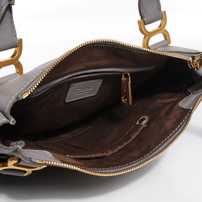 Chloe Calfskin Medium Marcie Satchel Cashmere Grey 5 of 9