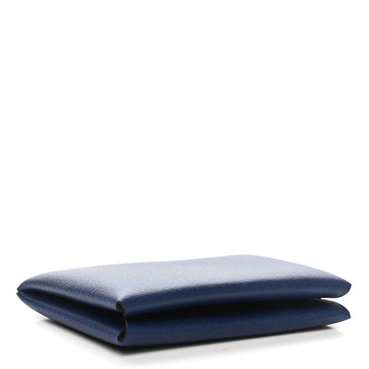 Hermes Evercolor Verso Calvi Card Case Bleu Saphir Bleu France 4 of 8