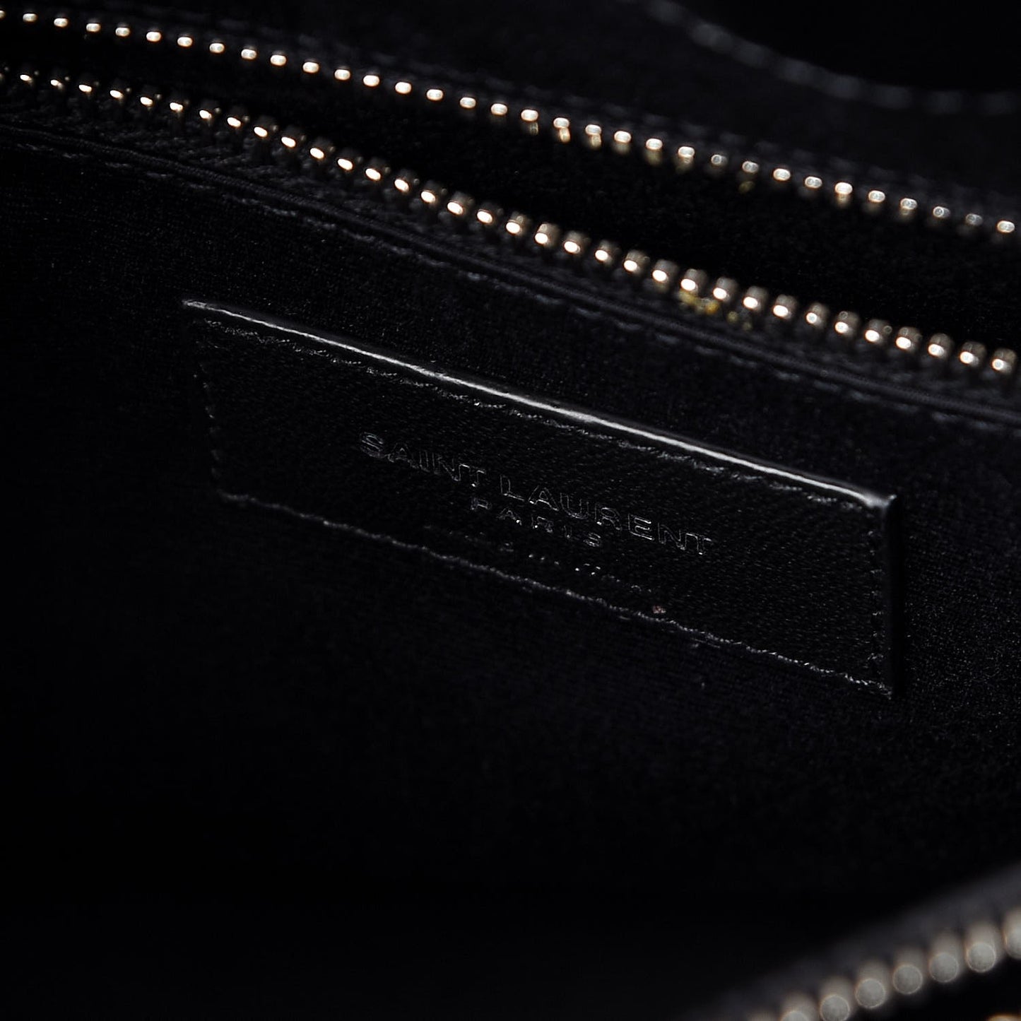 Calfskin Y Quilted Monogram Medium Loulou Satchel Black