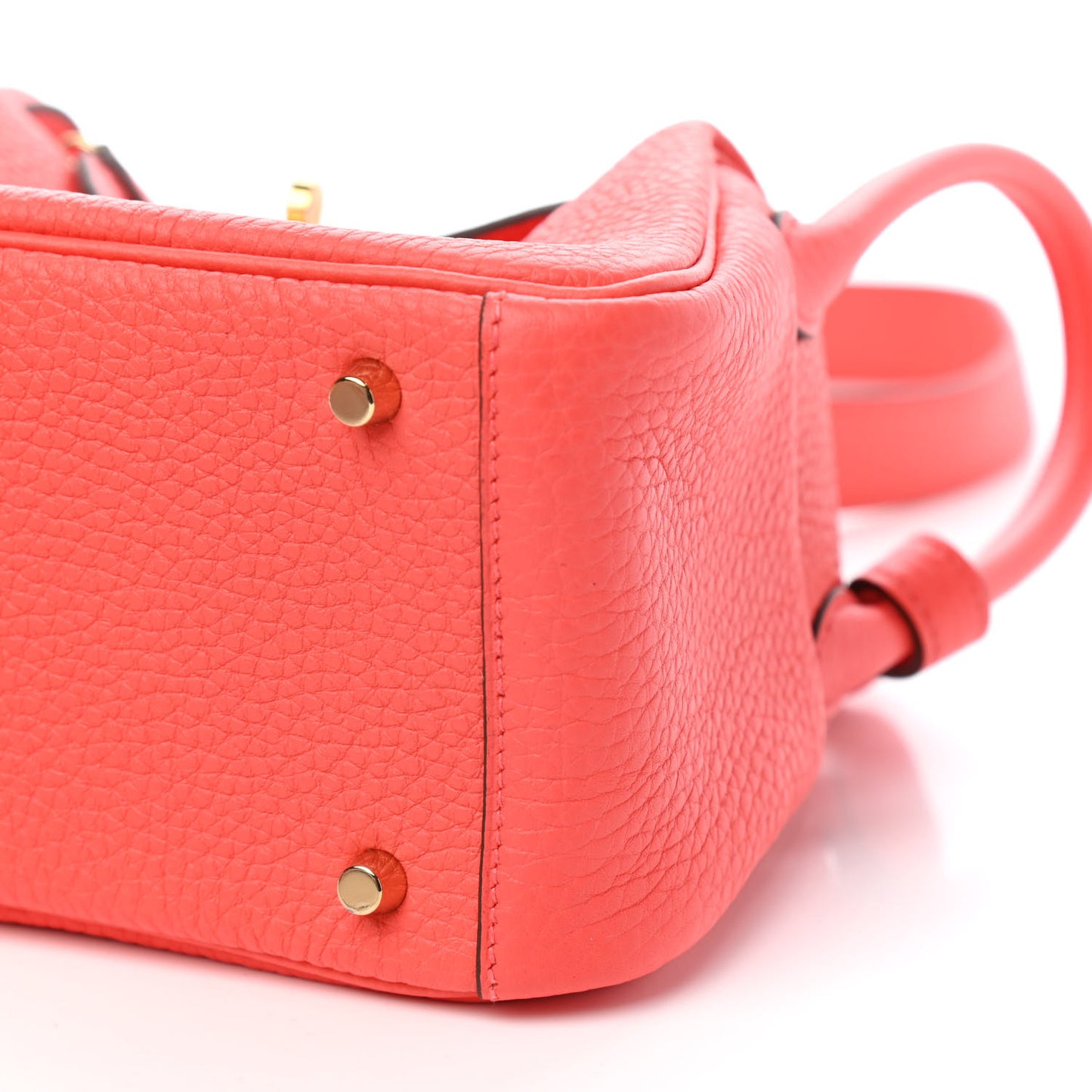 Taurillon Clemence Mini Lindy 20 Rose Texas