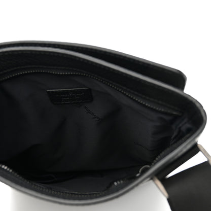 Salvatore Ferragamo Grained Calfskin Messenger Black 5 of 9
