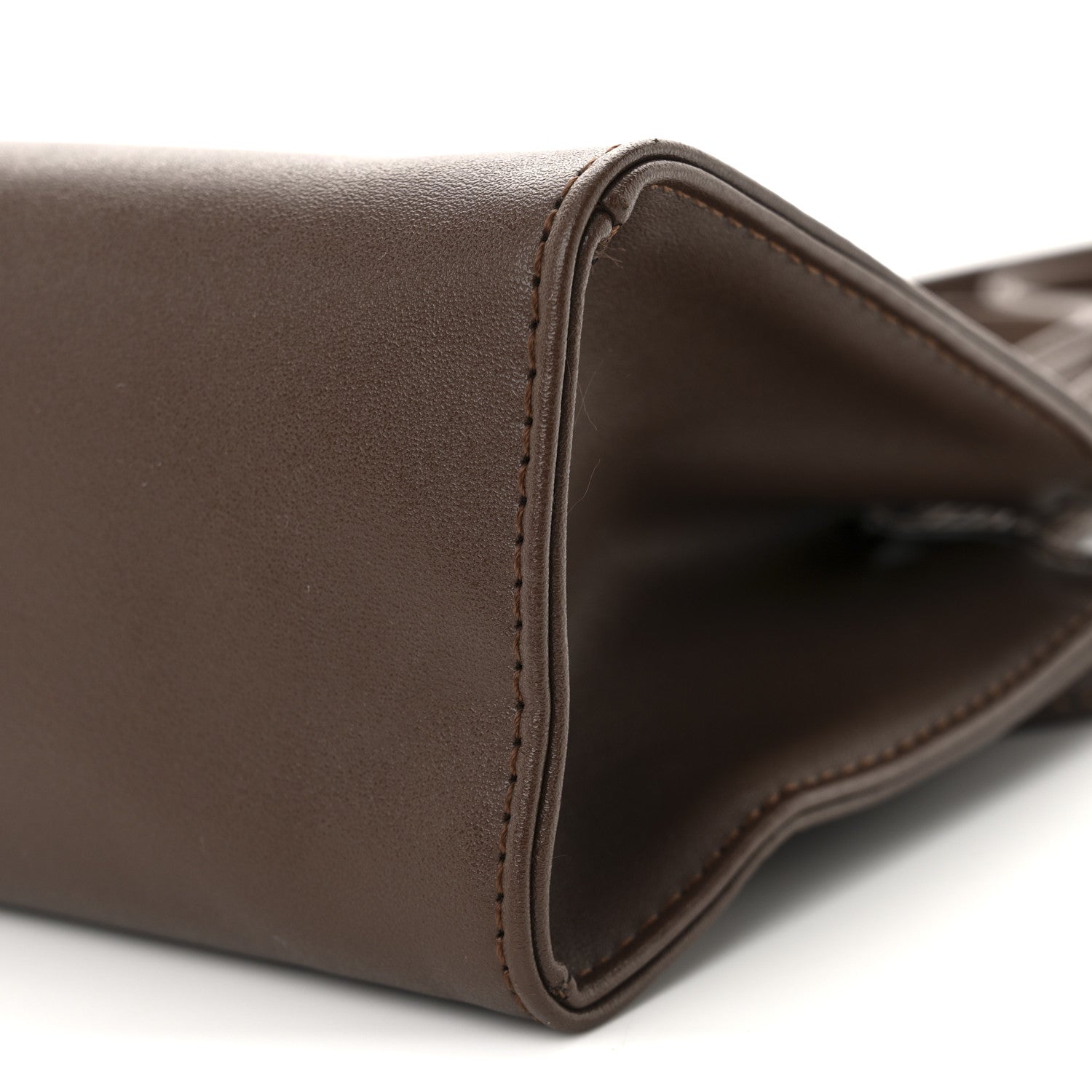 Telfar Vegan Leather Small Shopping Bag Chocolate 10 of 11