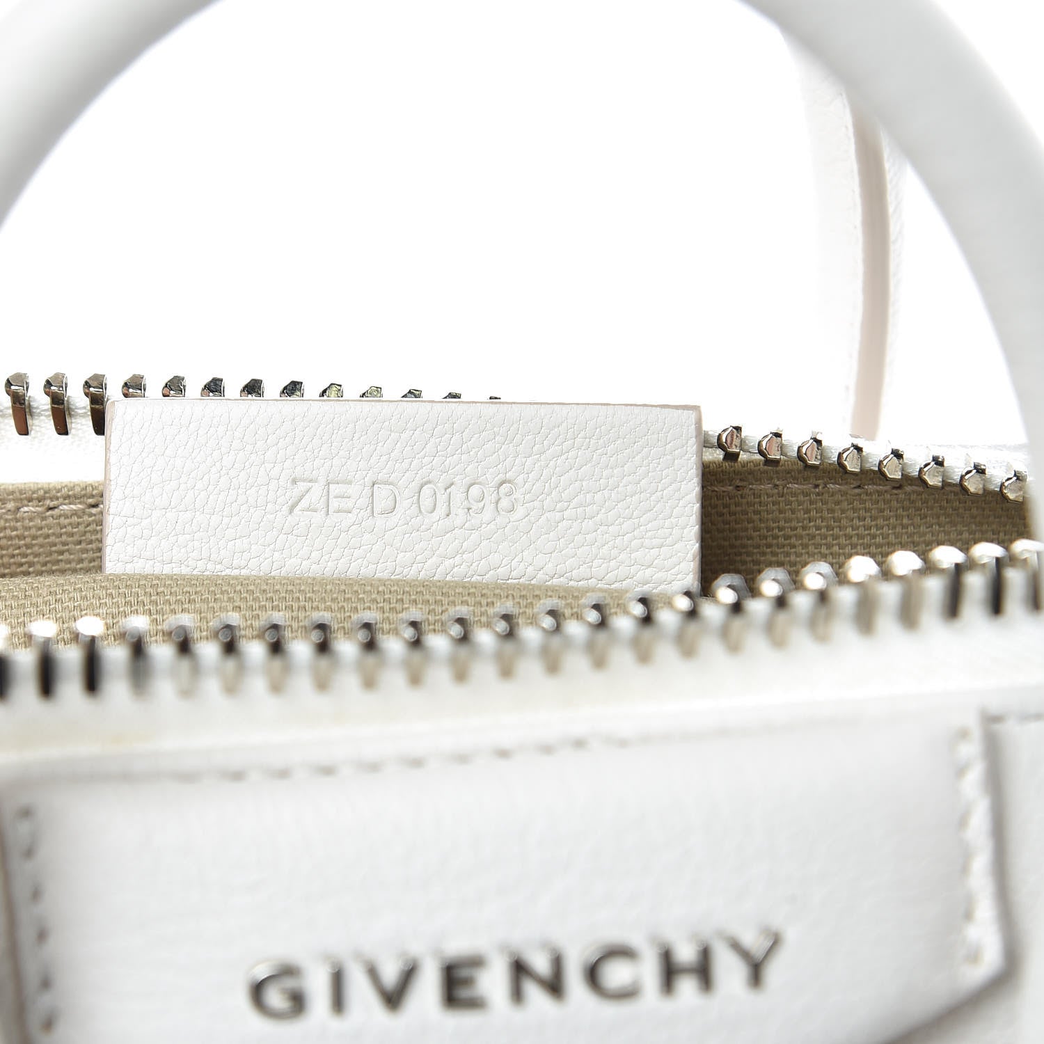 Givenchy Sugar Goatskin Mini Antigona White 7 of 13