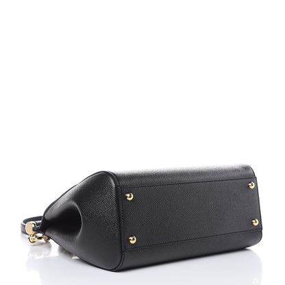 Dolce & Gabbana Dauphine Medium Miss Sicily Satchel Black 4 of 8