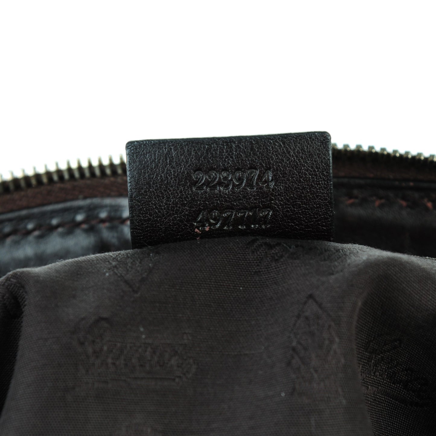 Guccissima Medium Sukey Boston Chocolate