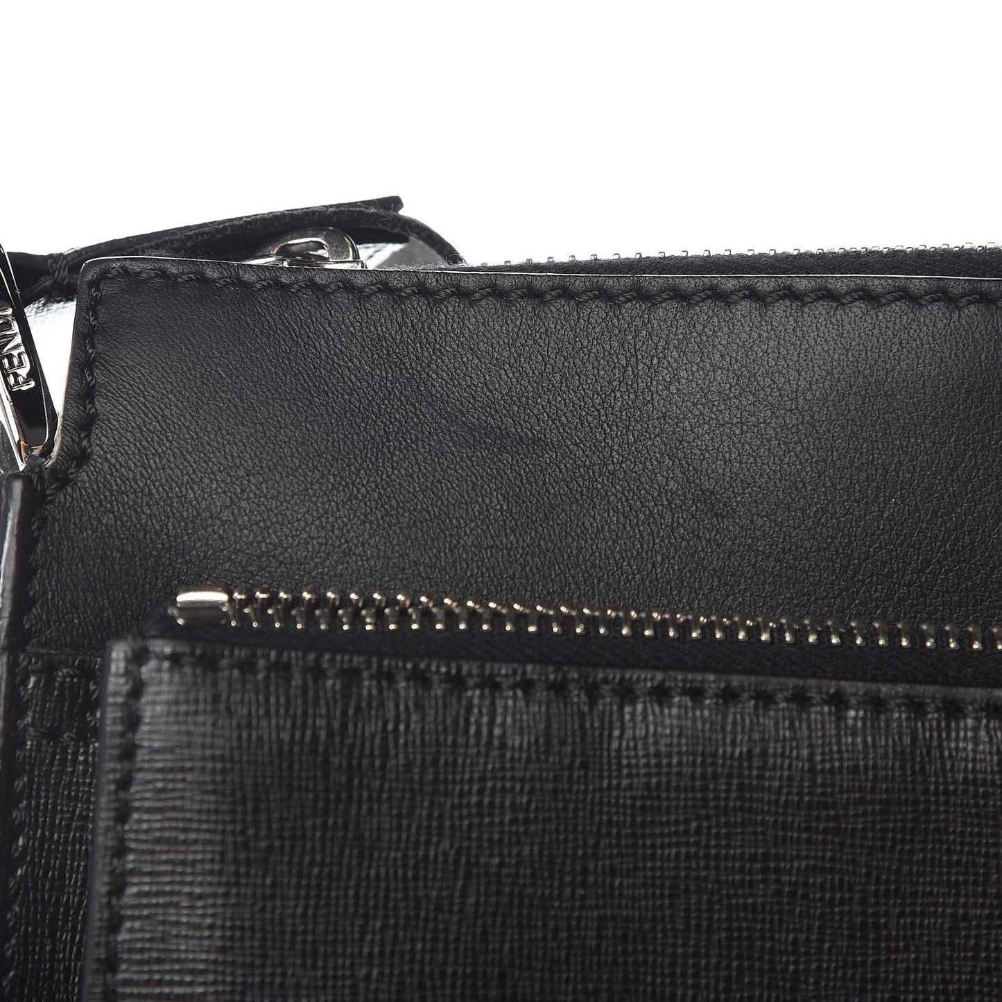 Vitello Elite Flamingo Messenger Bag Black