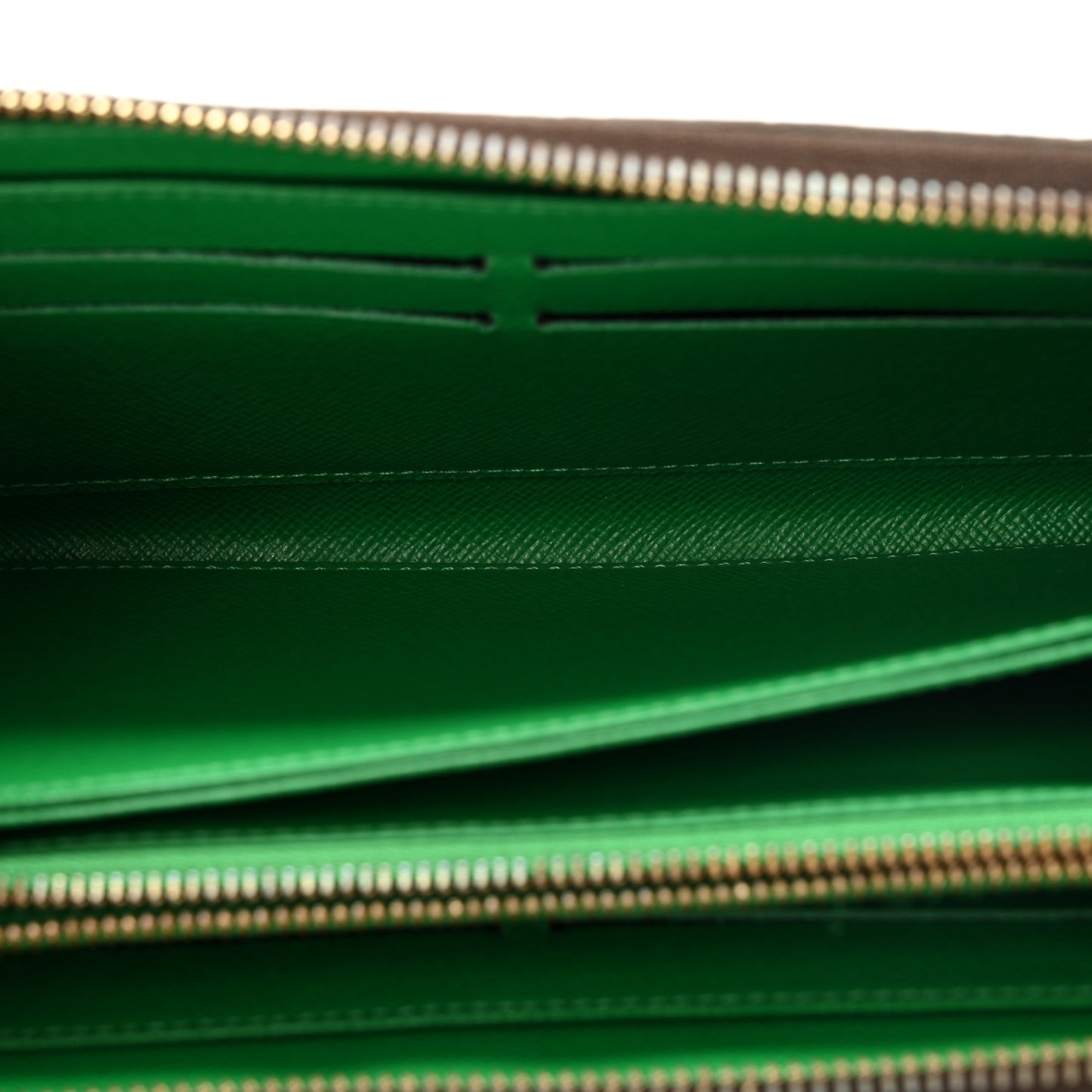 Monogram Kusama Pumpkin Dots Zippy Wallet Green
