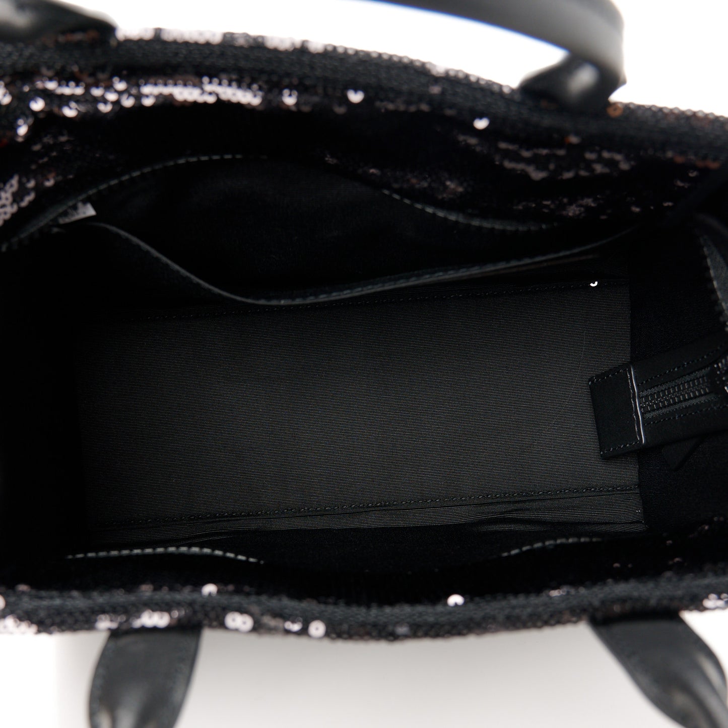 Sequin Small The Tote Bag Black