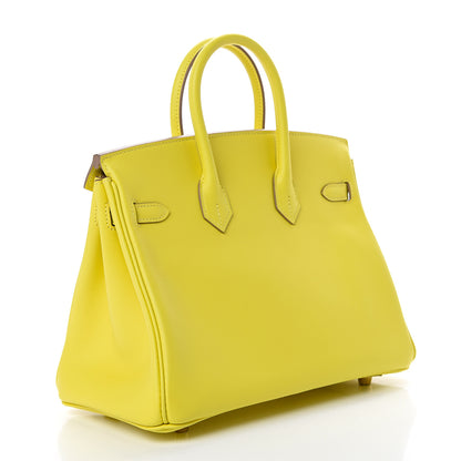Hermes Swift Birkin 25 Lime 2 of 11