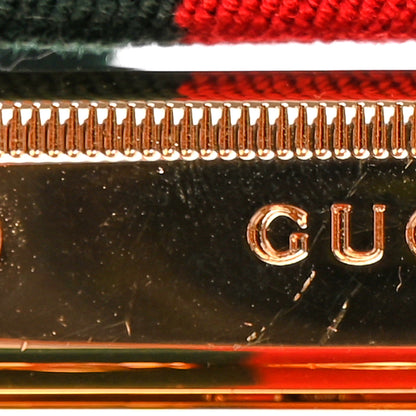 Gucci Canvas Web Belt 90 36 Green Red 4 of 5
