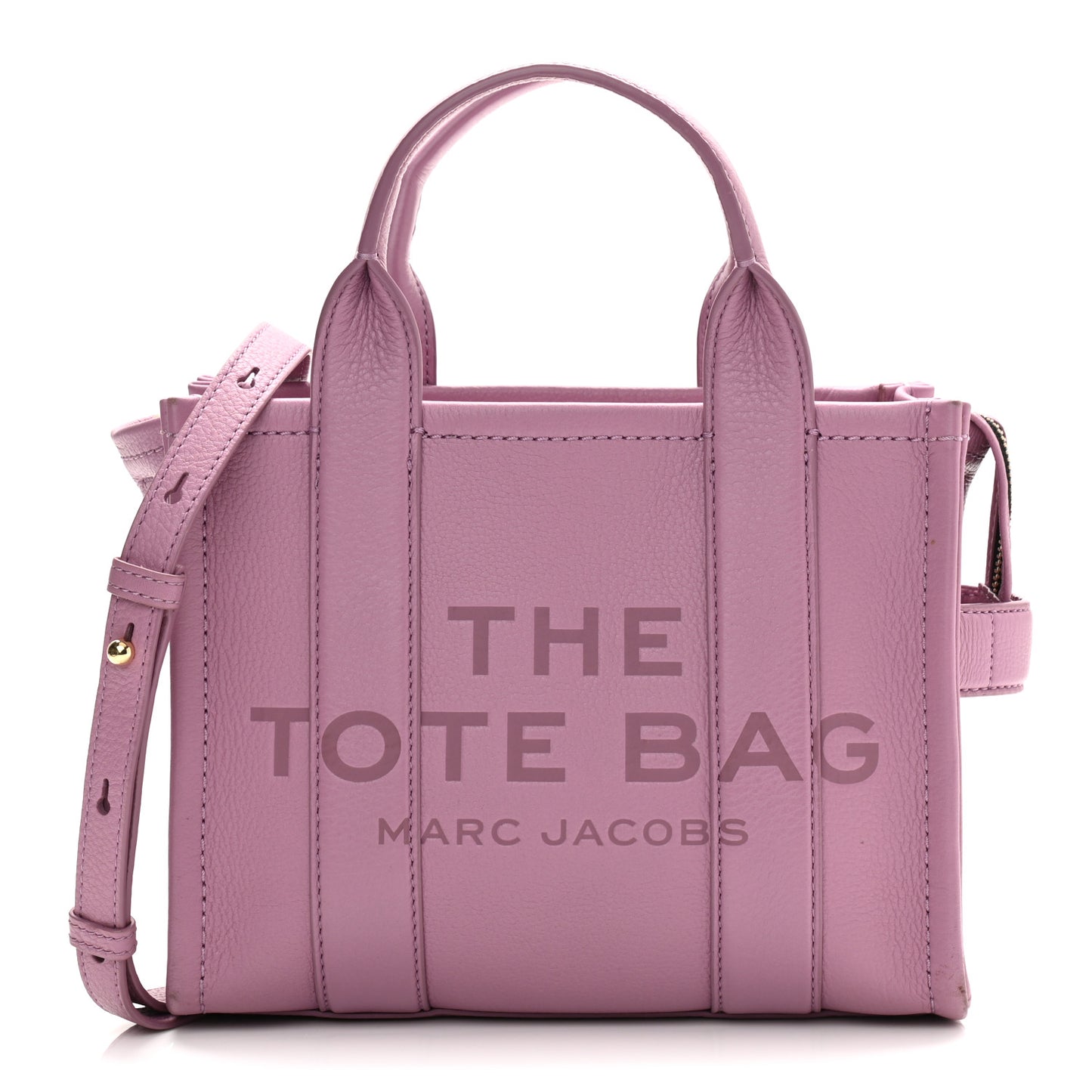 Grained Calfskin Small The Tote Bag Orchid Haze