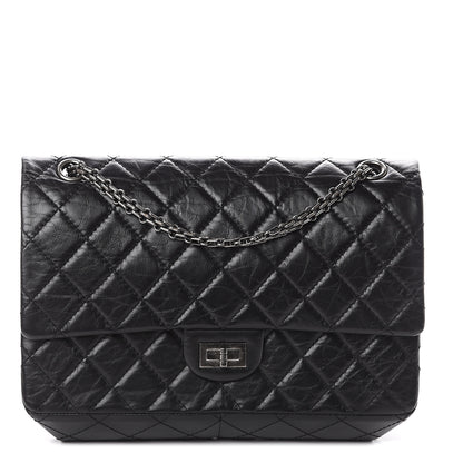 Chanel Aged Calfskin Quilted 2.55 Reissue 226 Flap Black 1 of 8
