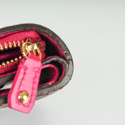 Louis Vuitton Monogram Perforated Compact Zipped Wallet Fuchsia 9 of 9
