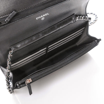 Chanel Caviar Timeless CC Wallet On Chain WOC Black 5 of 9