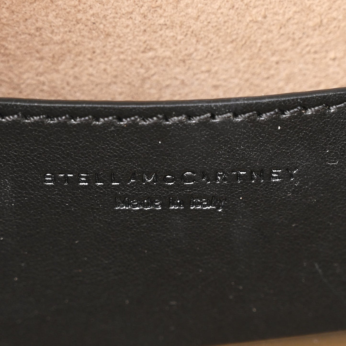 Crocodile Embossed Medium Chunky Chain Bag Black