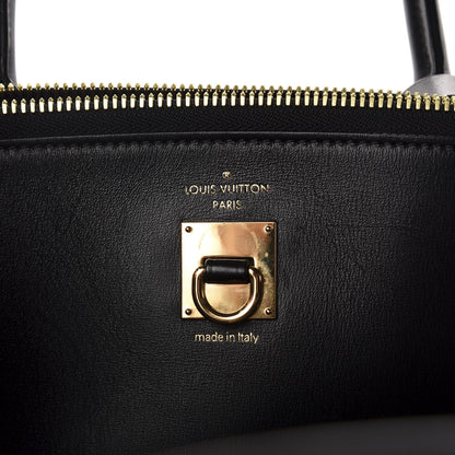Louis Vuitton Veau Satin City Steamer GM Black 4 of 9