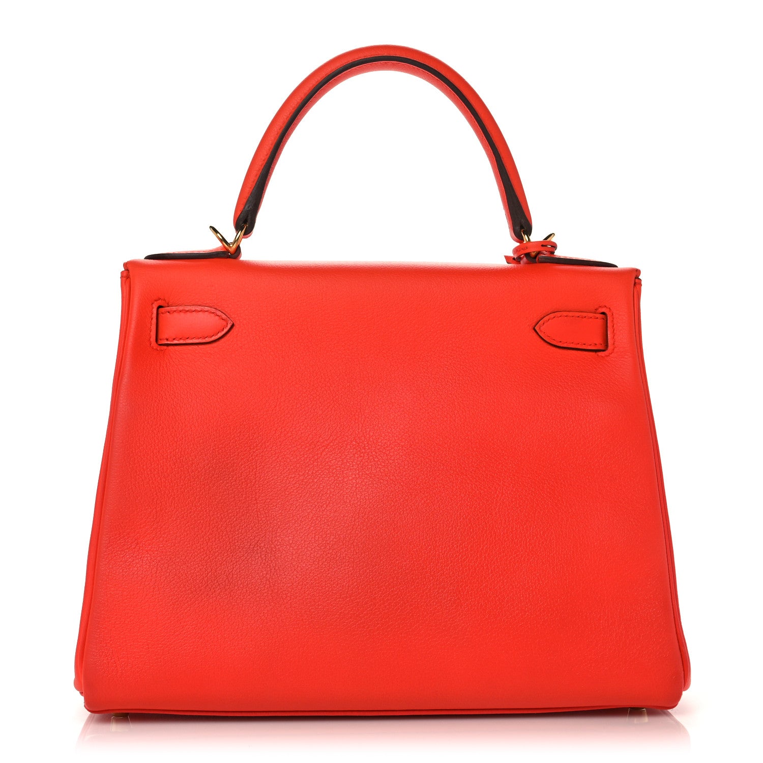 Hermes Evercolor Kelly Retourne 28 Orange Poppy 4 of 41