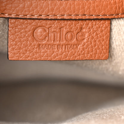 Chloe Suede Calfskin Braided Medium Marcie Double Carry Beige 6 of 10