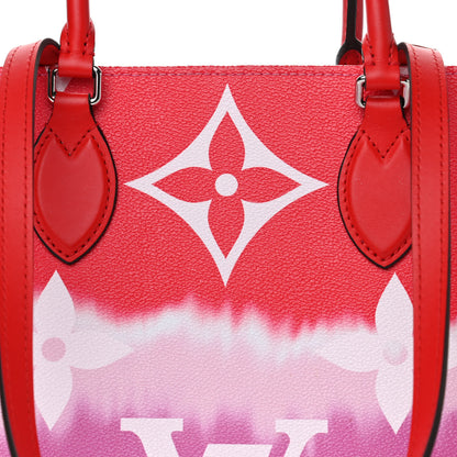 Louis Vuitton Monogram Escale Onthego GM Rouge 9 of 15