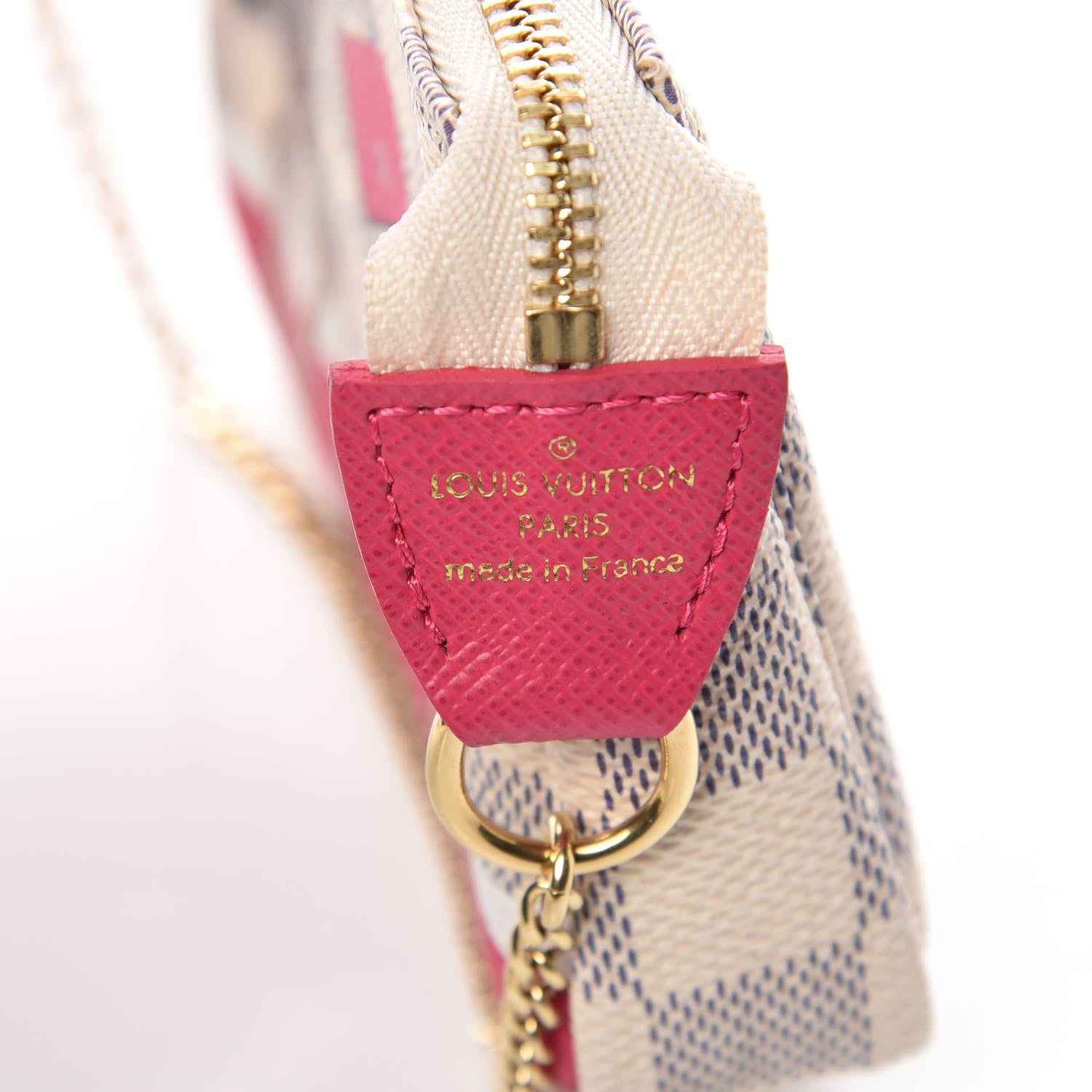 Louis Vuitton Damier Azur 2017 Christmas Animation Mini Pochette Accessories 6 of 11