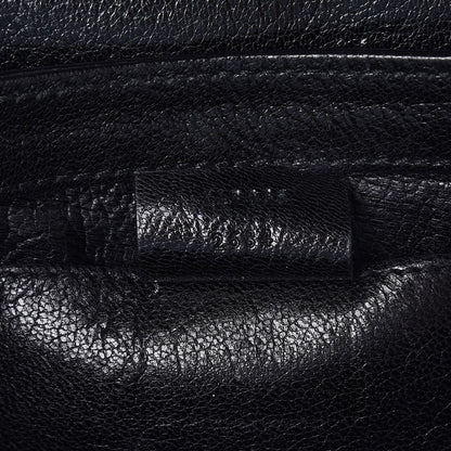 Gucci Python Studded Horsebit Chain Clutch Black 7 of 9