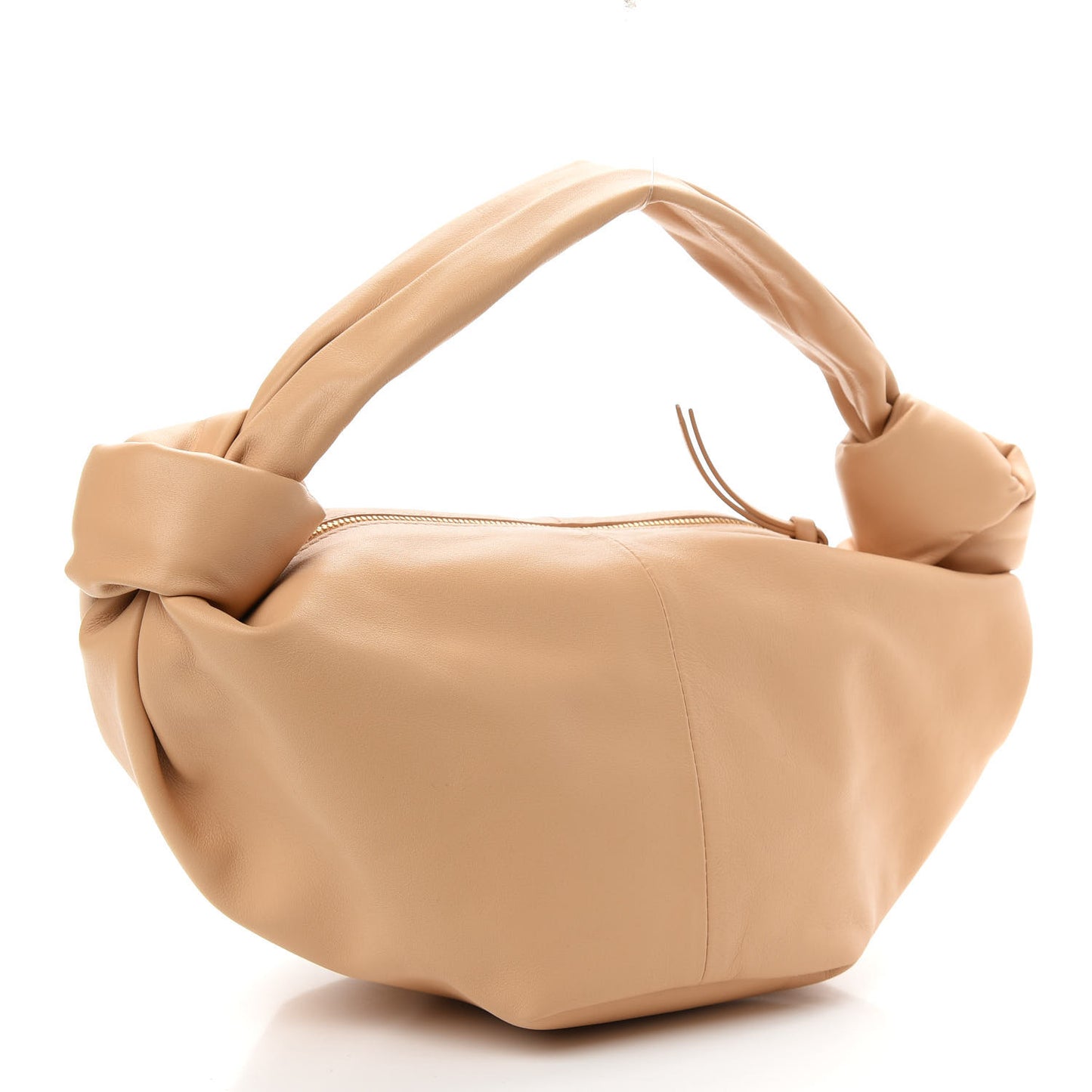 Calfskin Mini Double Knot Bag Almond