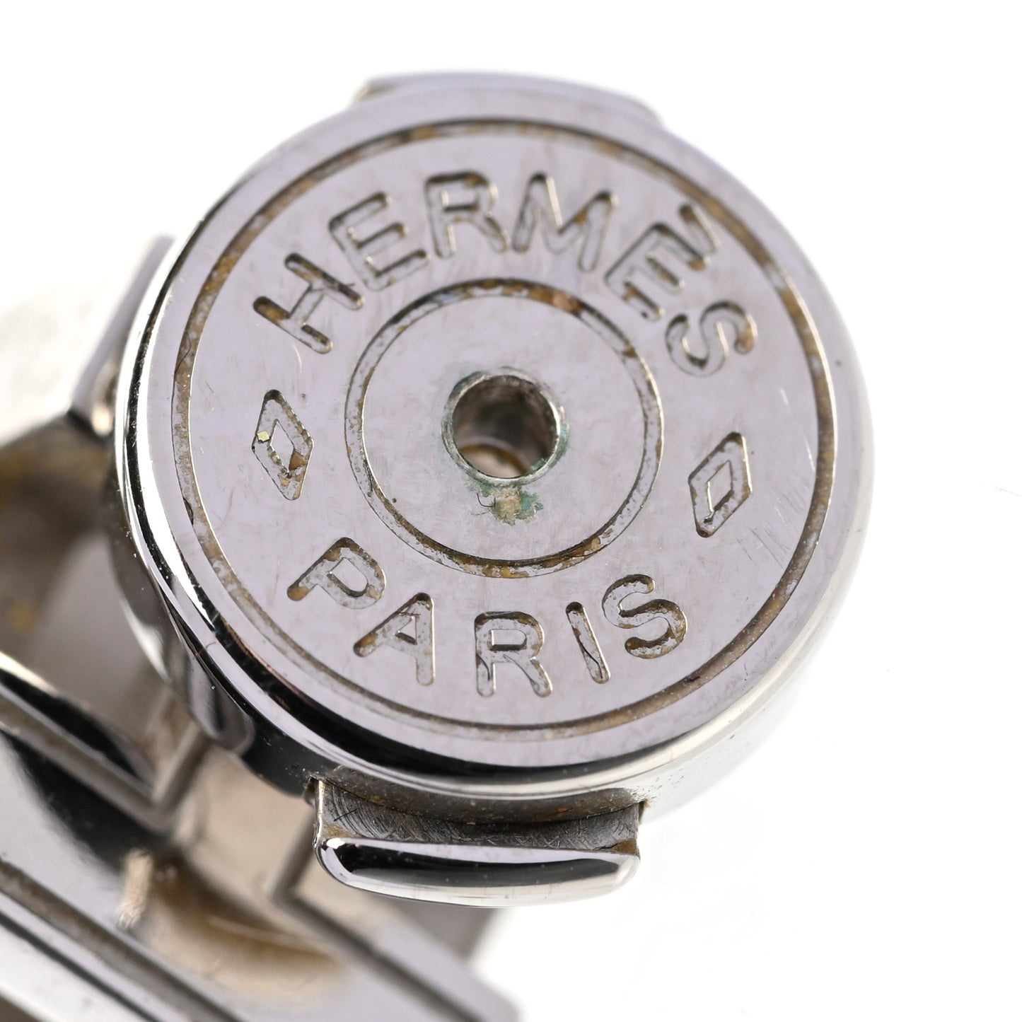 Palladium Lacquered Cage d'H Earrings Black