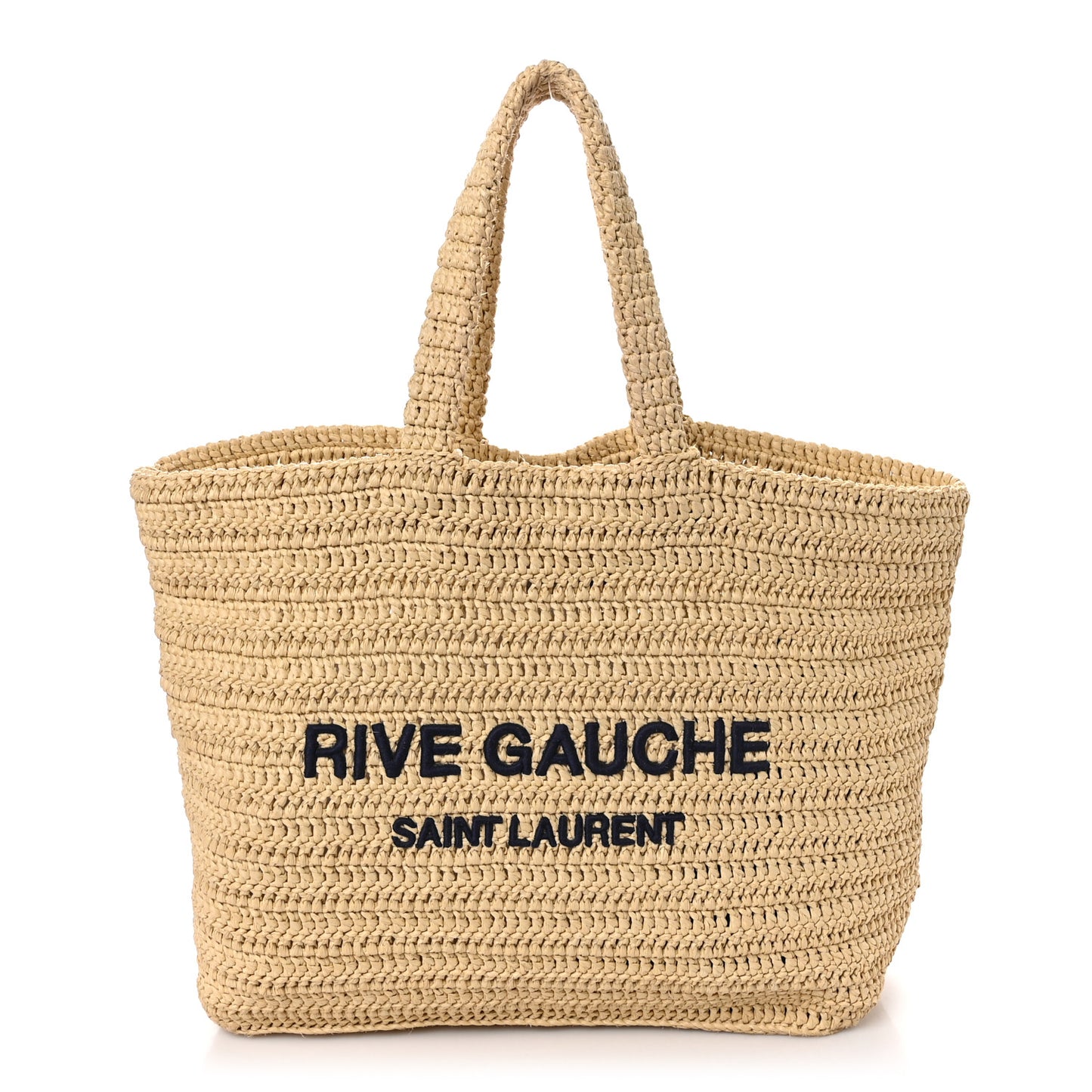 Raffia Rive Gauche Tote Natural