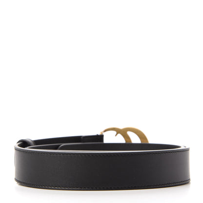 Gucci Calfskin Double G 30mm Belt 85 34 Black 2 of 5