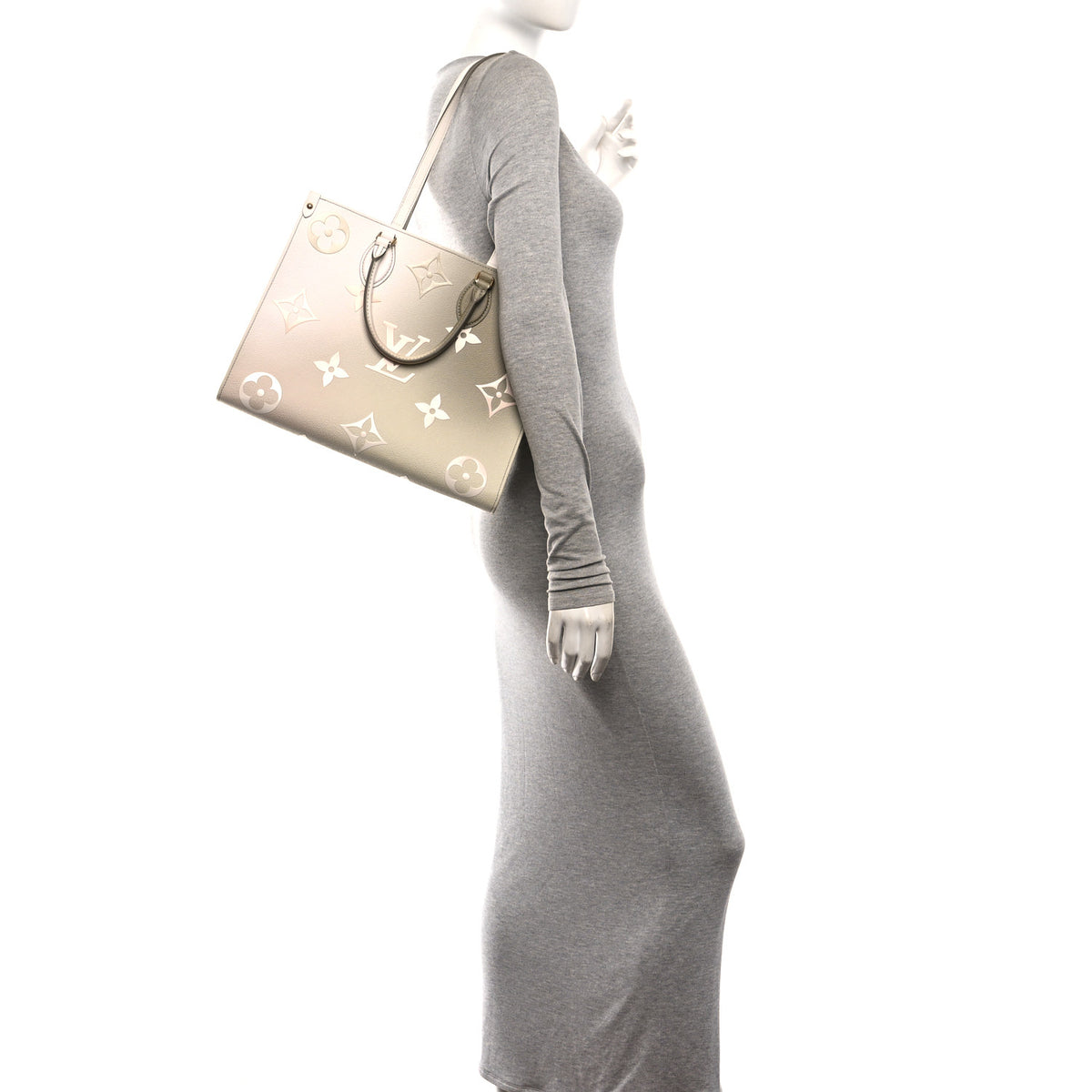 Louis Vuitton Monogram Giant Spring In The City OnTheGo MM Sunset Kaki 2 of 9