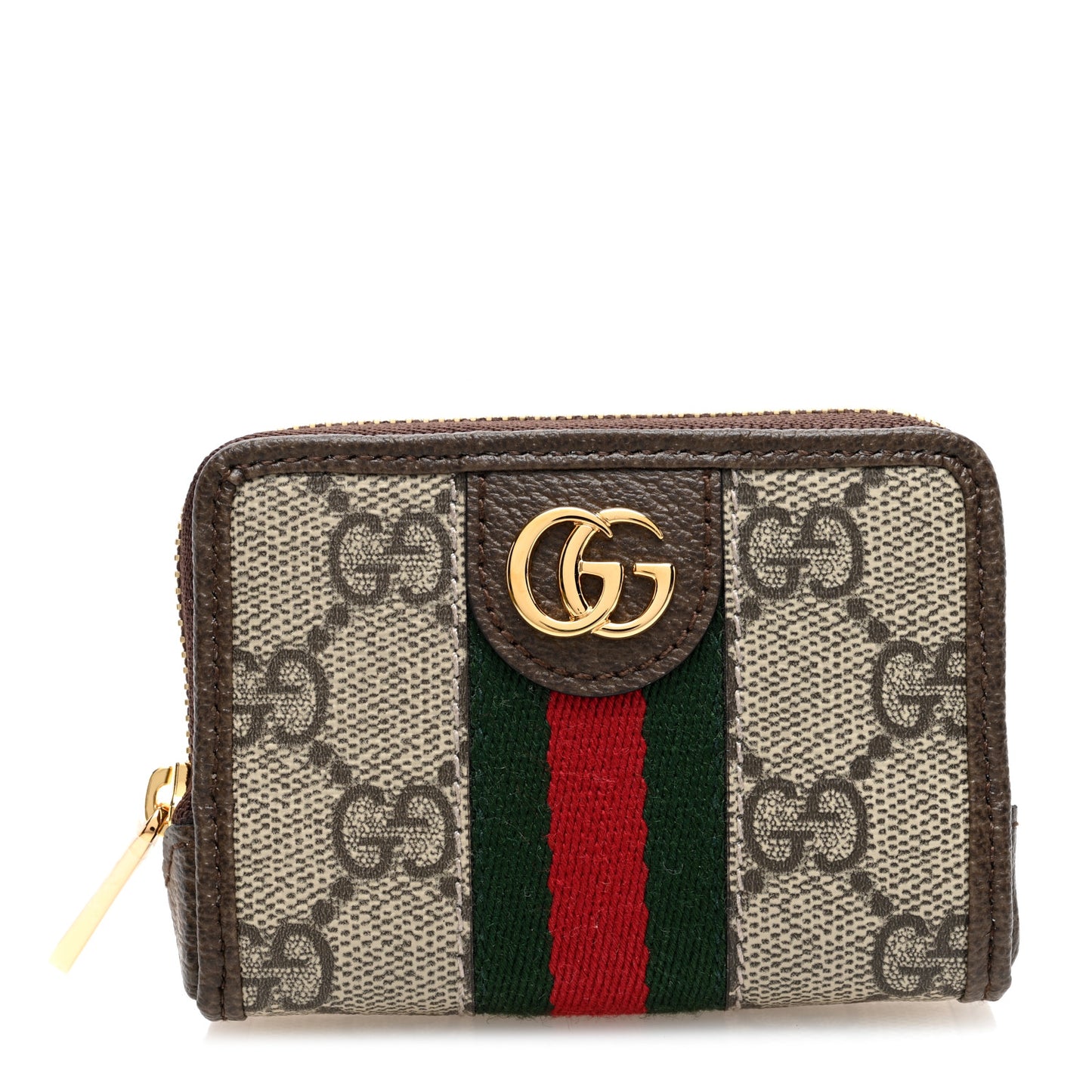 GG Supreme Monogram Web Ophidia Playing Card Case Beige New Acero