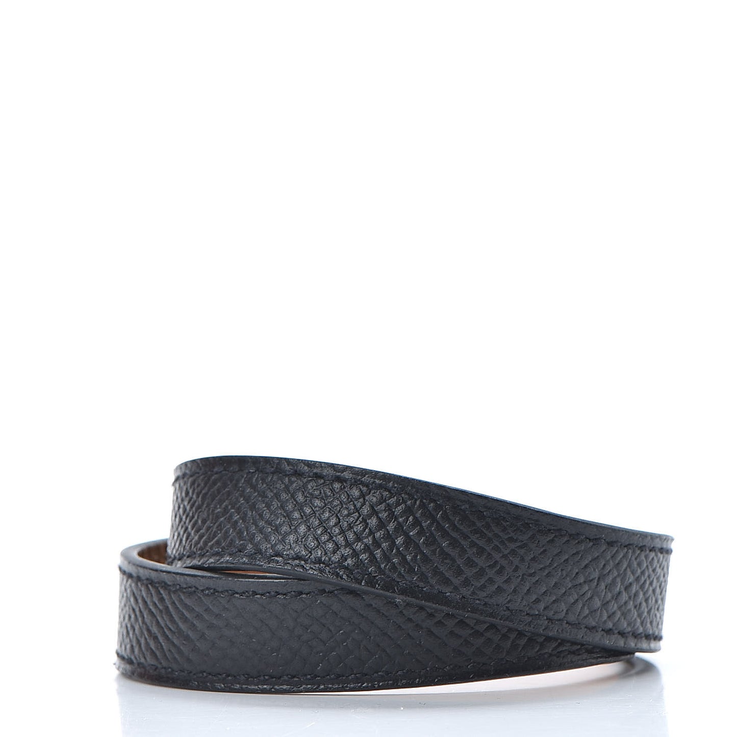 Epsom Kelly Double Tour Bracelet XS Black