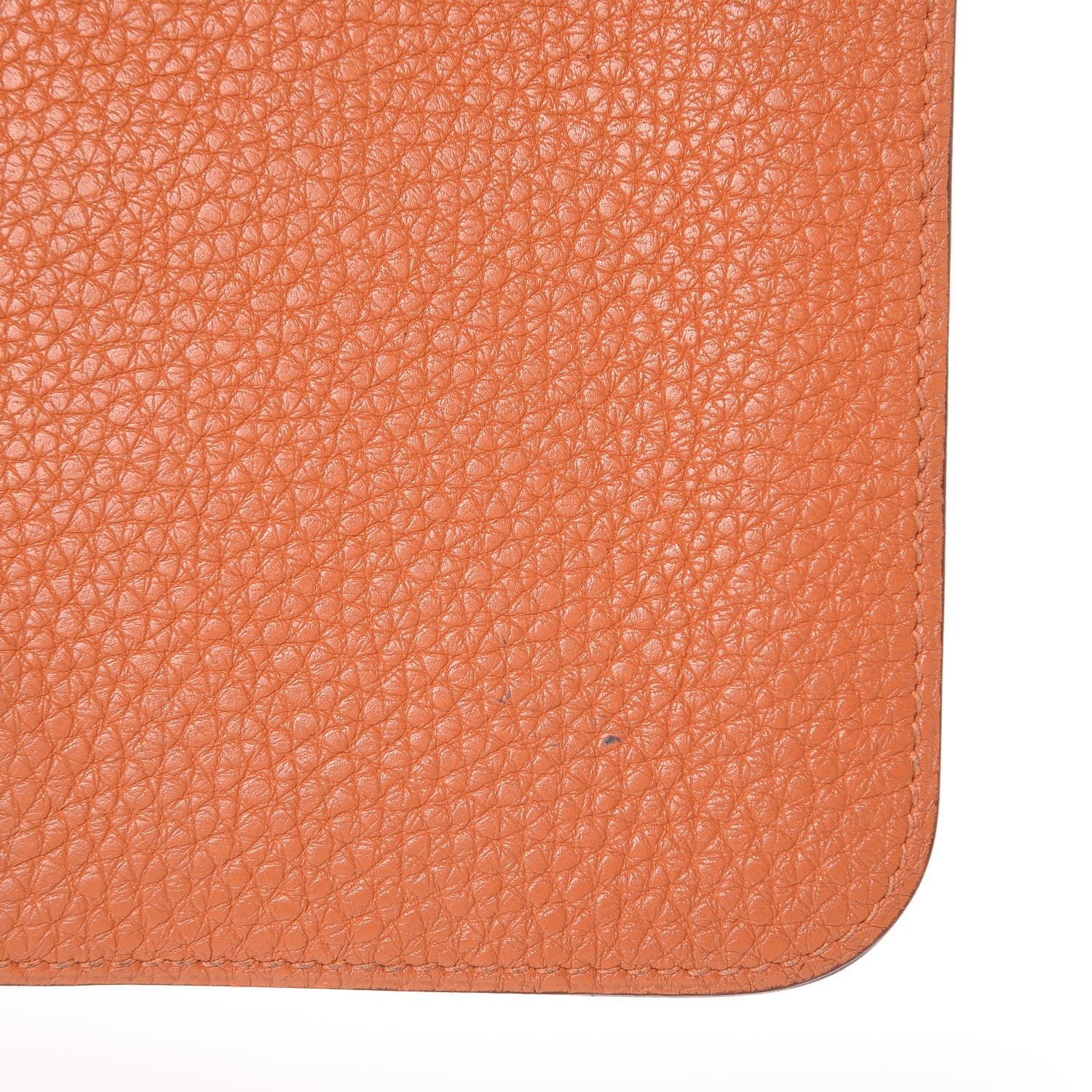 Hermes Togo Dogon Duo Wallet Orange 7 of 14