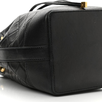 Saint Laurent Lambskin Quilted Small Emmanuelle Bucket Bag Black 8 of 10